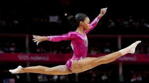 Gabby Douglas, who captivated audiences with her gold-medal victories at the 2012 London Olympics, is setting her sights on a remarkable return to the pinnacle of gymnastics competition at this summer's Olympic Games in Paris.